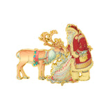 Lapland Pin Badge Collection - Father Christmas and Reindeer