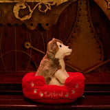 Red Husky Dog Bed