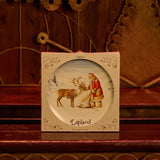 Father Christmas and Reindeer Christmas Eve Plate