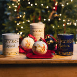 Father Christmas Bauble Trio