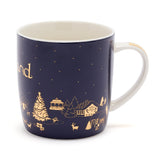 Navy and Gold Lapland Mug