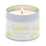 Lapland Tin Candle (White and Gold)