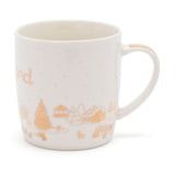 White and Gold Lapland Mug