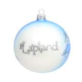 Father Christmas & Reindeer Hand-Painted Bauble