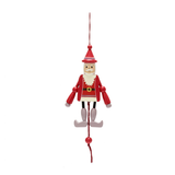 Jumping Father Christmas Tree Decoration