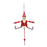 Jumping Father Christmas Tree Decoration