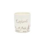 White and Silver Lapland Mug