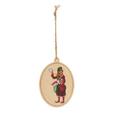 Elva Hand-Painted Wooden Tree Decoration